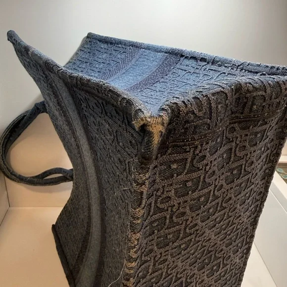 Christian Dior Large Denim Book Tote - Picture 9 of 15